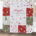 Personalized Baby Christmas Quilt Pattern Baby Blanket - Festive Baby Quilt Throw - Way Up Gifts