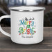 Merry & Bright Camper Mug - Personalized Holiday Camper Coffee Mug - Way Up Gifts