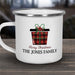 Plaid Present Camper Mug - Personalized Christmas Camper Mug - Way Up Gifts