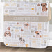 Personalized Puppies and Stars Baby Sherpa Blanket 30" x 40" - Puppy Themed Infant Blanket - Way Up Gifts