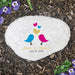 Love Birds Personalized Garden Stone - Realistic Resin Design - Way Up Gifts