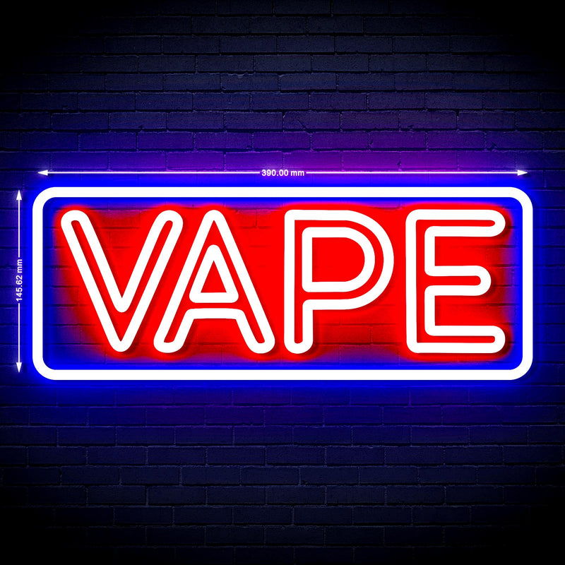 16" Vape Flex Silicone LED Sign (Neon-Style, LED Technology) - LED Gift Works