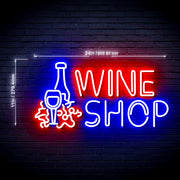 Wine Shop Ultra-Bright LED Sign with Remote (Neon-Style, LED Technology) - LED Gift Works