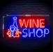 Wine Shop Ultra-Bright LED Sign with Remote (Neon-Style, LED Technology) - Way Up Gifts