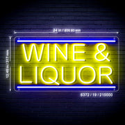 Wine & Liquor Ultra-Bright LED Sign with Remote (Neon-Style, LED Technology) - LED Gift Works