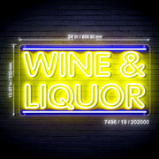 Wine & Liquor Ultra-Bright LED Sign with Remote (Neon-Style, LED Technology) - LED Gift Works