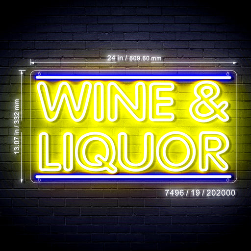 Wine & Liquor Ultra-Bright LED Sign with Remote (Neon-Style, LED Technology) - LED Gift Works