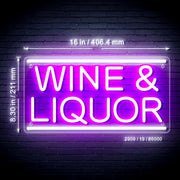 Wine & Liquor Flex Silicone LED Sign (Neon-Style, LED Technology) - LED Gift Works