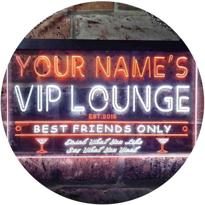 Personalized VIP Lounge LED Light Sign - Way Up Gifts