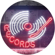 Turntable Music Records LED Light Sign - LED Gift Works
