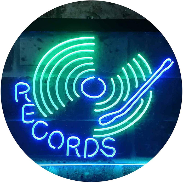 Turntable Music Records LED Light Sign - Way Up Gifts