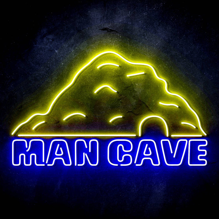 Man Cave Ultra-Bright LED Sign with Remote (Neon-Style, LED Technology) - Way Up Gifts