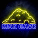 Man Cave Ultra-Bright LED Sign with Remote (Neon-Style, LED Technology) - Way Up Gifts