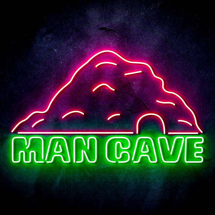 Man Cave Ultra-Bright LED Sign with Remote (Neon-Style, LED Technology) - Way Up Gifts
