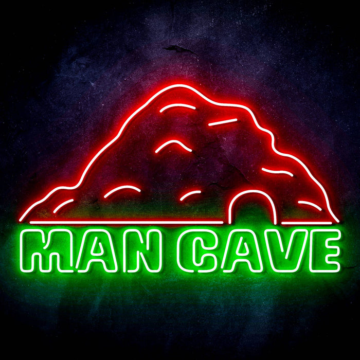 Man Cave Ultra-Bright LED Sign with Remote (Neon-Style, LED Technology) - Way Up Gifts