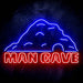 Man Cave Ultra-Bright LED Sign with Remote (Neon-Style, LED Technology) - Way Up Gifts