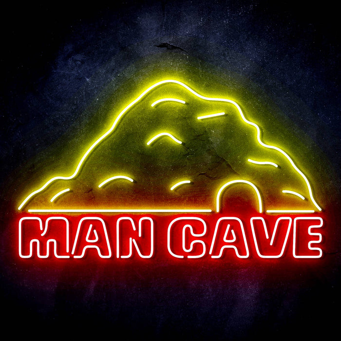 Man Cave Ultra-Bright LED Sign with Remote (Neon-Style, LED Technology) - Way Up Gifts