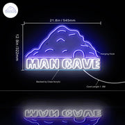 Man Cave Ultra-Bright LED Sign with Remote (Neon-Style, LED Technology) - LED Gift Works
