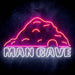 Man Cave Ultra-Bright LED Sign with Remote (Neon-Style, LED Technology) - Way Up Gifts