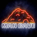 Man Cave Ultra-Bright LED Sign with Remote (Neon-Style, LED Technology) - Way Up Gifts