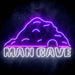 Man Cave Ultra-Bright LED Sign with Remote (Neon-Style, LED Technology) - Way Up Gifts