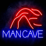 Man Cave with Cave Ultra-Bright LED Sign with Remote (Neon-Style, LED Technology) - LED Gift Works