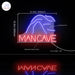 Man Cave with Cave Ultra-Bright LED Sign with Remote (Neon-Style, LED Technology) - Way Up Gifts