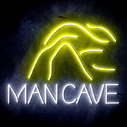 Man Cave with Cave Ultra-Bright LED Sign with Remote (Neon-Style, LED Technology) - LED Gift Works