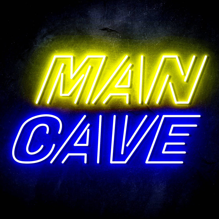 Man Cave Ultra-Bright LED Sign with Remote (Neon-Style, LED Technology) - Way Up Gifts