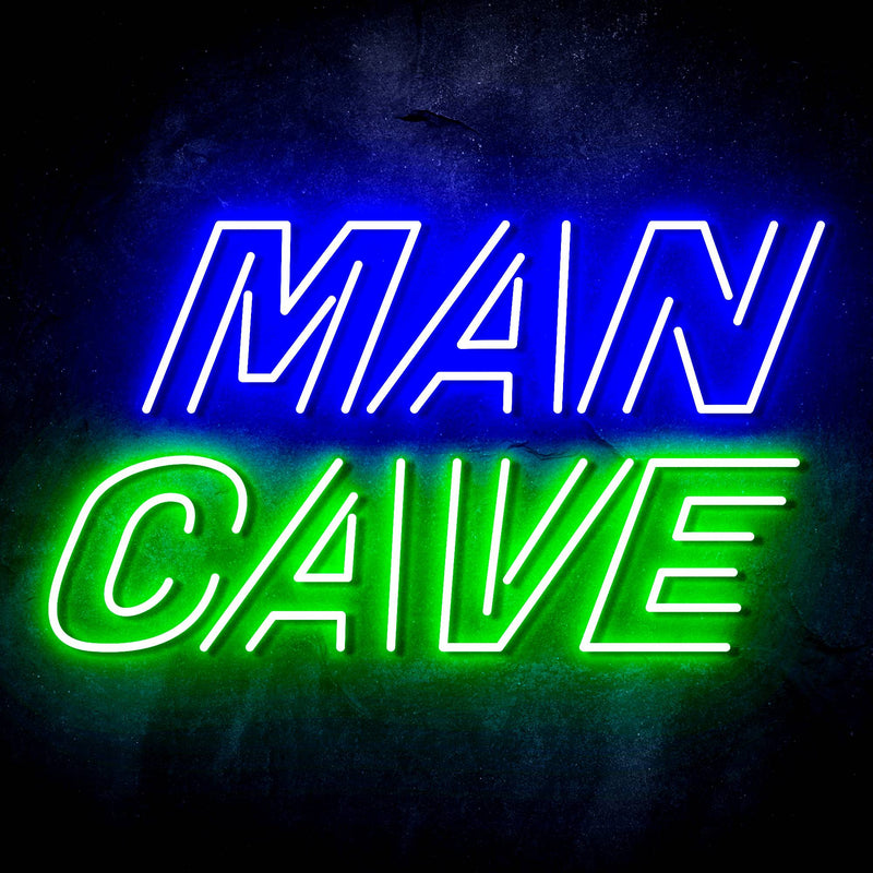 Man Cave Ultra-Bright LED Sign with Remote (Neon-Style, LED Technology) - LED Gift Works