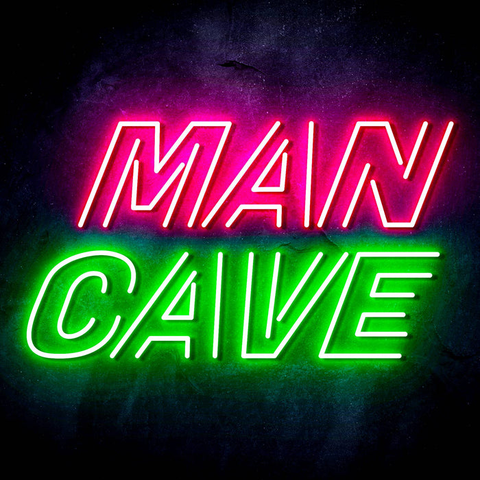 Man Cave Ultra-Bright LED Sign with Remote (Neon-Style, LED Technology) - Way Up Gifts