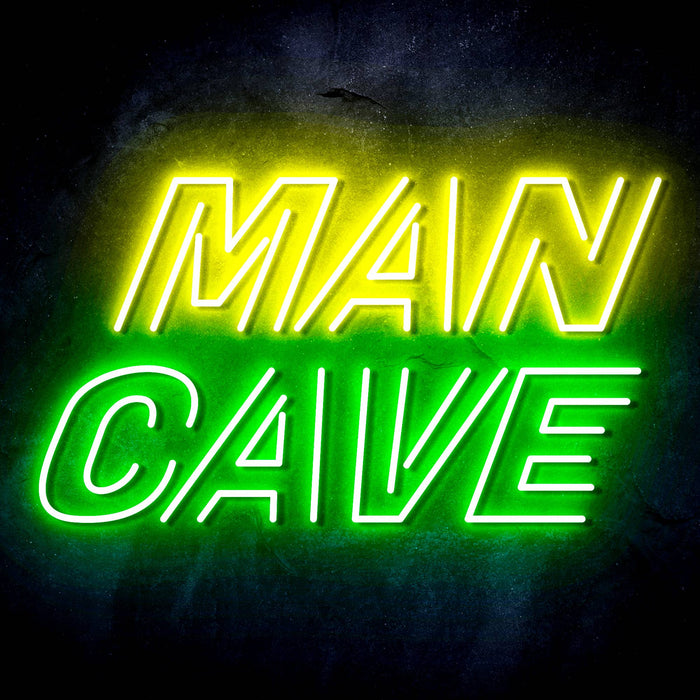 Man Cave Ultra-Bright LED Sign with Remote (Neon-Style, LED Technology) - Way Up Gifts