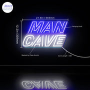 Man Cave Ultra-Bright LED Sign with Remote (Neon-Style, LED Technology) - LED Gift Works