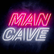 Man Cave Ultra-Bright LED Sign with Remote (Neon-Style, LED Technology) - LED Gift Works