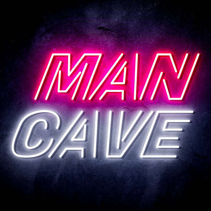 Man Cave Ultra-Bright LED Sign with Remote (Neon-Style, LED Technology) - Way Up Gifts