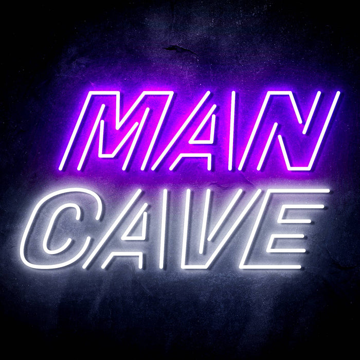 Man Cave Ultra-Bright LED Sign with Remote (Neon-Style, LED Technology) - Way Up Gifts