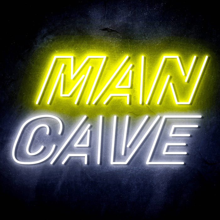 Man Cave Ultra-Bright LED Sign with Remote (Neon-Style, LED Technology) - Way Up Gifts