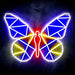 Origami Butterfly Ultra-Bright LED Sign with Remote (Neon-Style, LED Technology) - Way Up Gifts