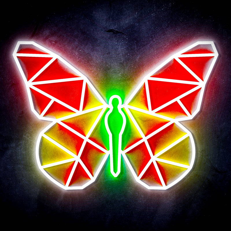 Origami Butterfly Ultra-Bright LED Sign with Remote (Neon-Style, LED Technology) - LED Gift Works