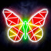 Origami Butterfly Ultra-Bright LED Sign with Remote (Neon-Style, LED Technology) - Way Up Gifts