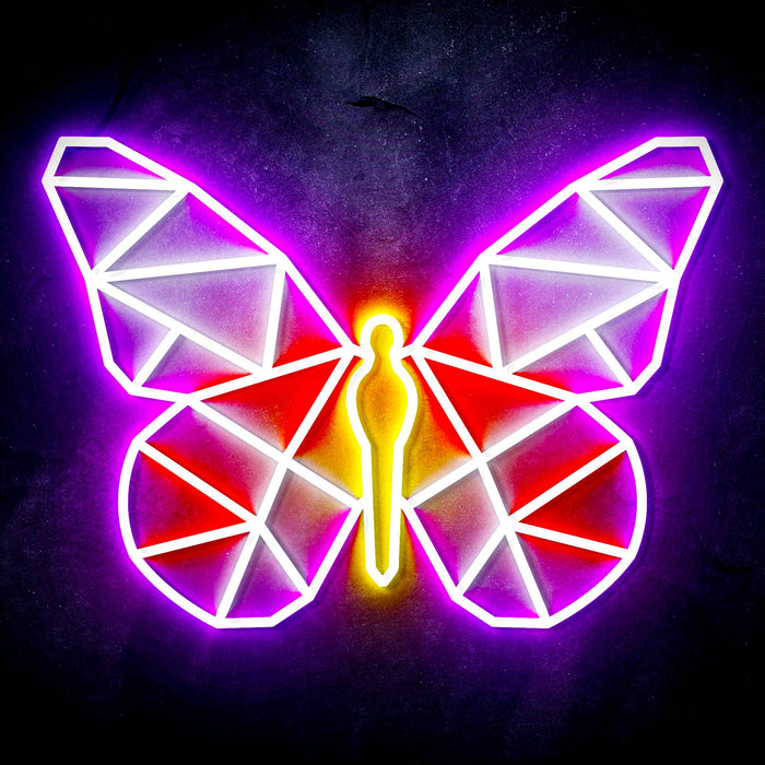 Origami Butterfly Ultra-Bright LED Sign with Remote (Neon-Style, LED Technology) - Way Up Gifts