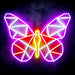 Origami Butterfly Ultra-Bright LED Sign with Remote (Neon-Style, LED Technology) - Way Up Gifts