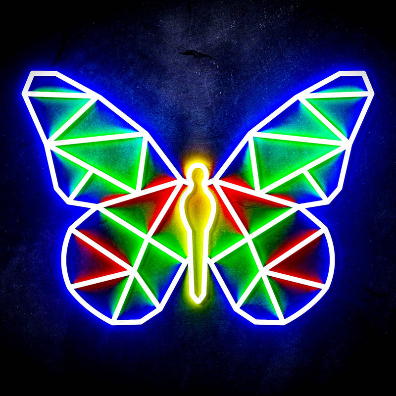 Origami Butterfly Ultra-Bright LED Sign with Remote (Neon-Style, LED Technology) - LED Gift Works