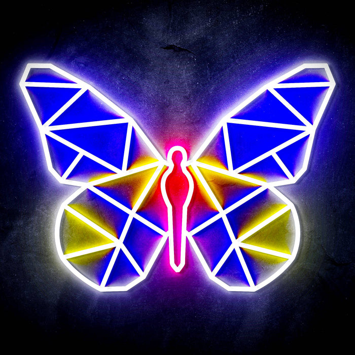Origami Butterfly Ultra-Bright LED Sign with Remote (Neon-Style, LED Technology) - Way Up Gifts