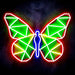 Origami Butterfly Ultra-Bright LED Sign with Remote (Neon-Style, LED Technology) - Way Up Gifts