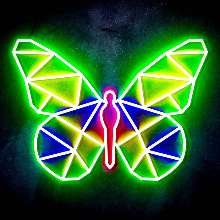 Origami Butterfly Ultra-Bright LED Sign with Remote (Neon-Style, LED Technology) - Way Up Gifts