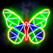 Origami Butterfly Ultra-Bright LED Sign with Remote (Neon-Style, LED Technology) - Way Up Gifts