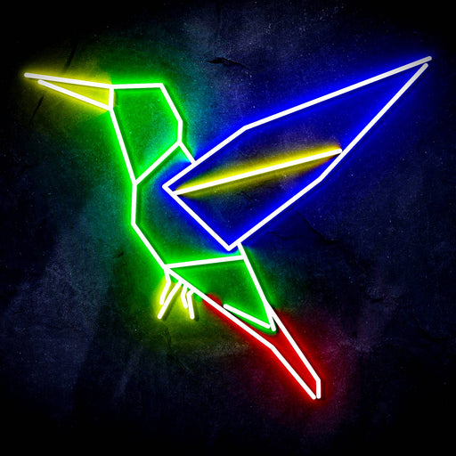 Origami Bird Ultra-Bright LED Sign with Remote (Neon-Style, LED Technology) - Way Up Gifts