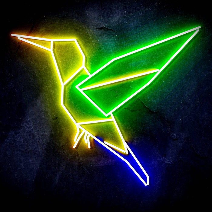 Origami Bird Ultra-Bright LED Sign with Remote (Neon-Style, LED Technology) - Way Up Gifts