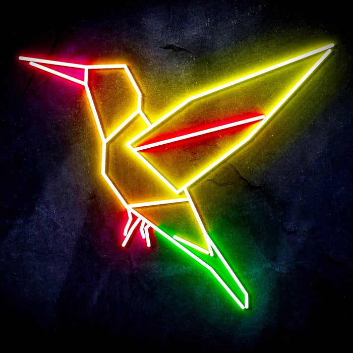 Origami Bird Ultra-Bright LED Sign with Remote (Neon-Style, LED Technology) - Way Up Gifts